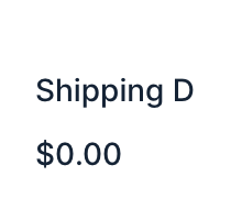 Image showing Shipping field as displayed in the Form Editor.
