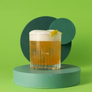Aguardiente Sour Cocktail Drink