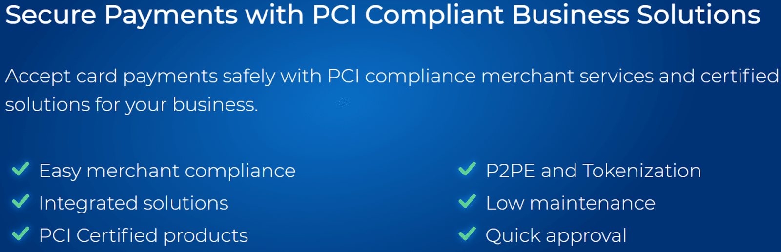 PaymentCloud Security Features