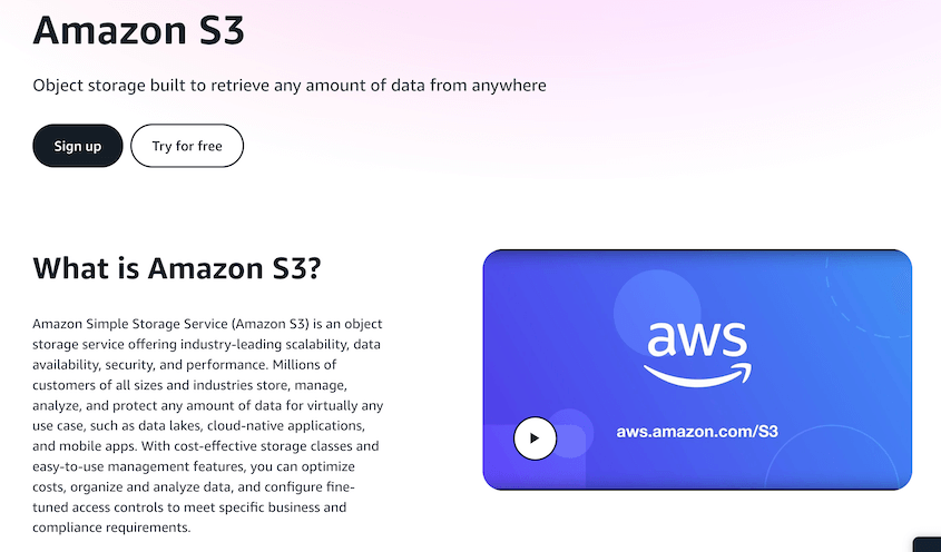 Amazon-S3-Website - Duplicator Amazon S3 website