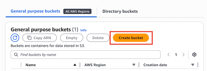 Create-AWS-Bucket - Duplicator Create Amazon S3 bucket
