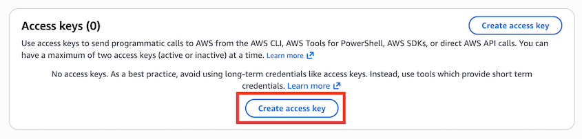 Create-S3-Access-Key - Duplicator Create S3 access key