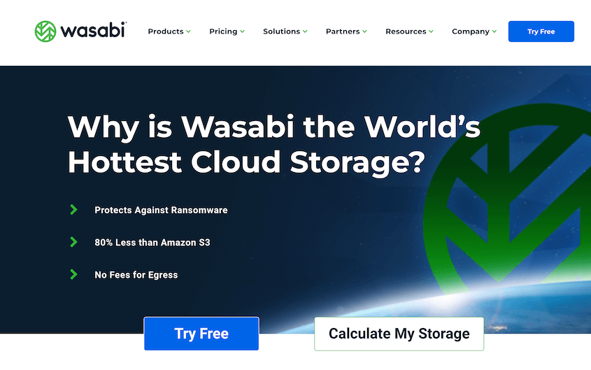 Wasabi-Hot-Cloud-Storage - Duplicator Almacenamiento en la nube Wasabi Hot