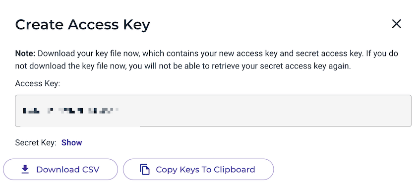 Copy-Wasabi-Access-Keys - Duplicator Copiar las claves de acceso a Wasabi