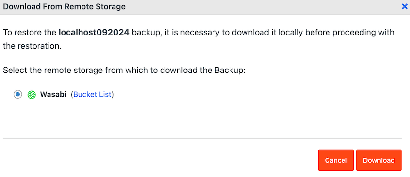 Download-Wasabi-Backup - Duplicator Descargar copia de seguridad de Wasabi