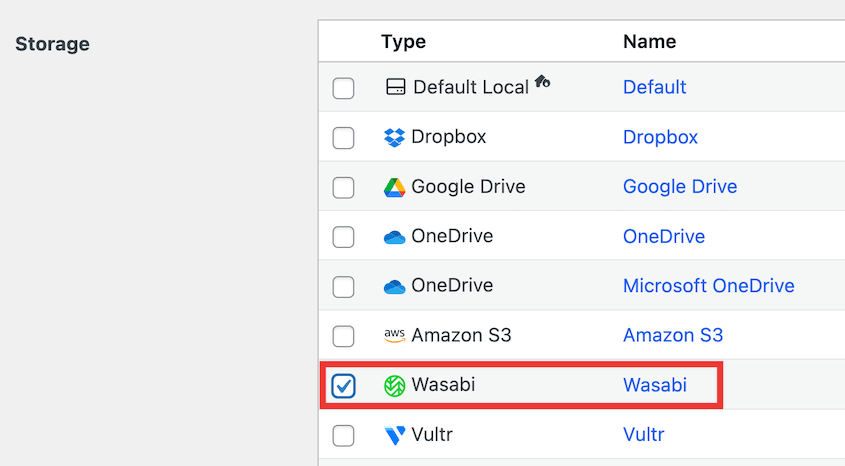 Scheduled-Wasabi-Backup - Duplicator Copia de seguridad programada de Wasabi