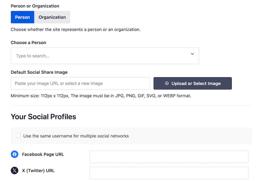 AIOSEO-Person-Setup - Duplicator AIOSEO single site owner setup