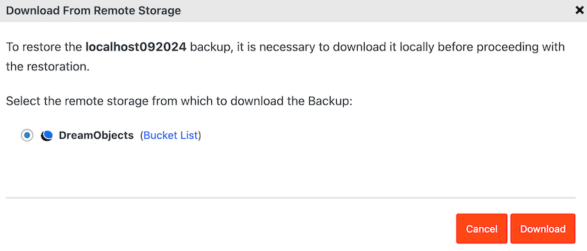 Download-DreamObjects-Backup - Duplicator Download DreamObjects backup