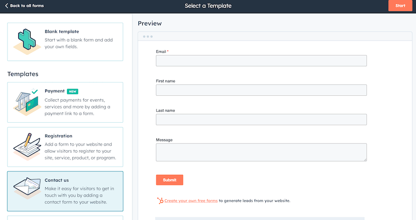 HubSpot-Form-Templates - Duplicator HubSpot-Formularvorlagen