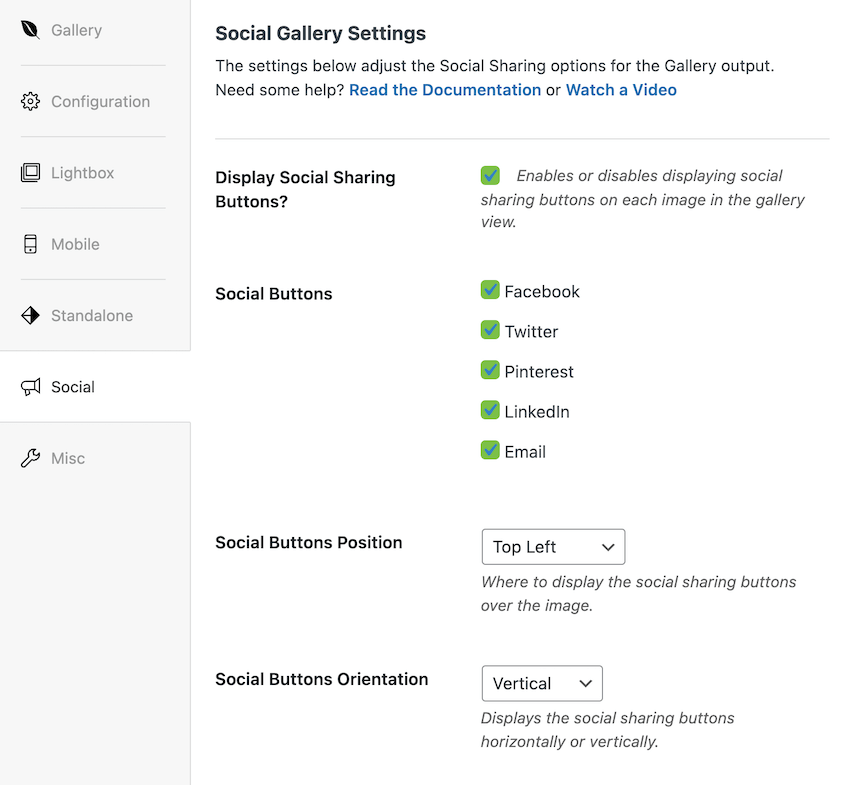Envira-Gallery-Social-Buttons - Duplicator Envira Gallery social buttons