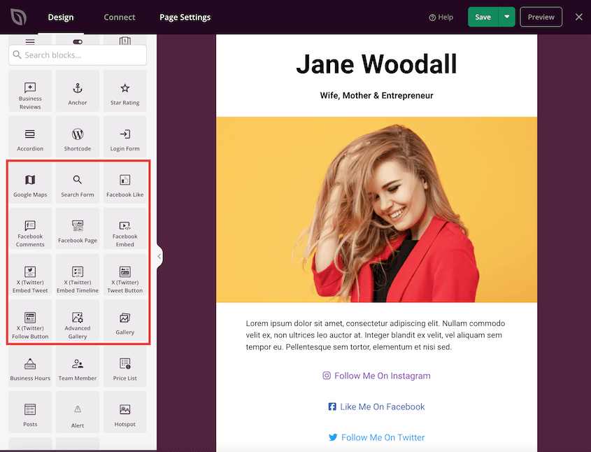 SeedProd-Social-Blocks - Duplicator SeedProd social media blocks