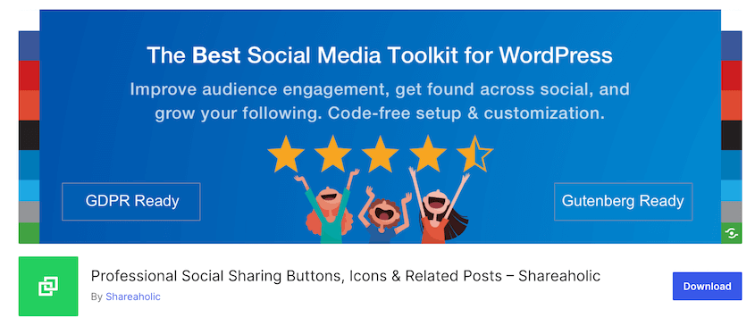 Shareaholic-Plugin - Duplicator Shareaholic plugin