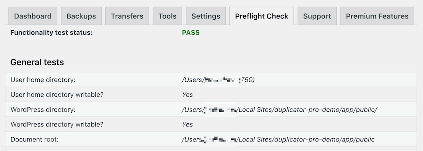 Total-Upkeep-Preflight-Check - Duplicator Total Upkeep preflight check