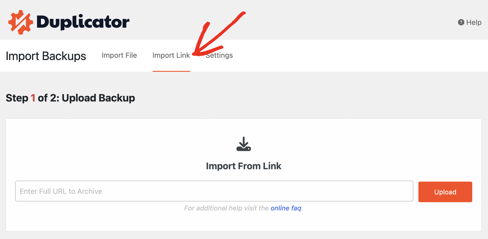 Import-Link - Duplicator