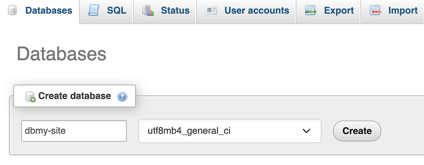 XAMPP-New-Database - Duplicator Creare un nuovo database per il sito XAMPP