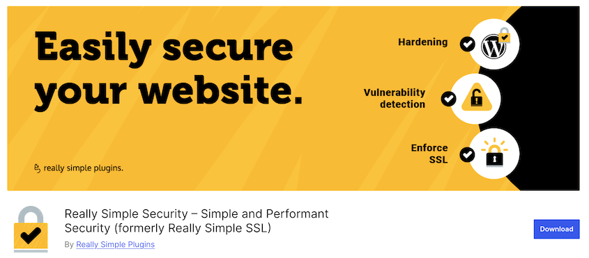 Really-Simple-Security - Duplicator Really Simple Securityプラグイン