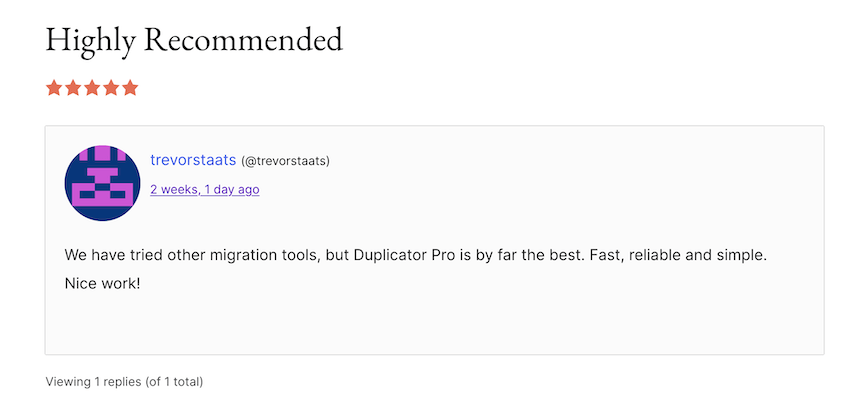 Duplicator-Competitor-Review - Duplicator Análise da concorrência da Duplicator