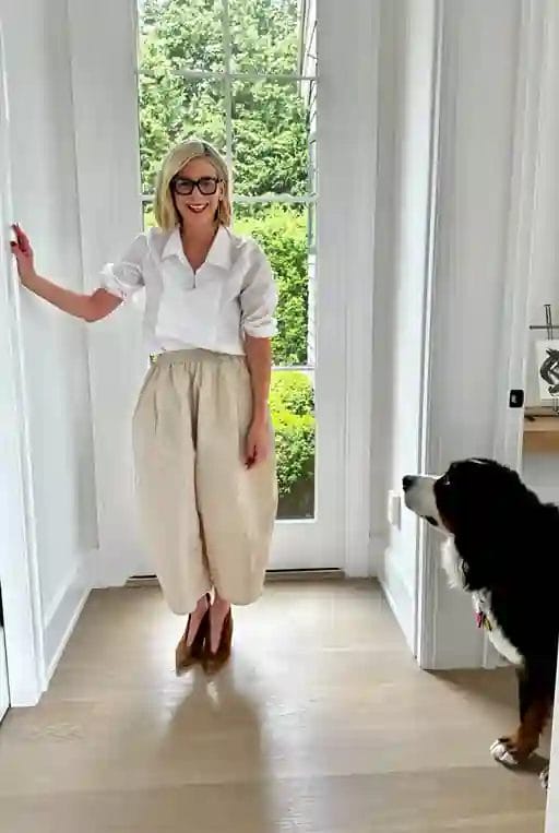 Debra with her dog