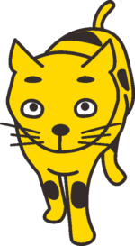 ねだっている猫 上目づかいに何かをねだっている猫のイラスト