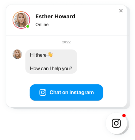 Instagram Chat для сайта