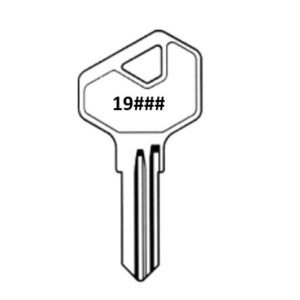 19001 to 19420 key for many Garage Roller doors see description