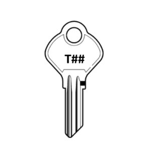 TOK T1 to T99 Keys cut to your code number