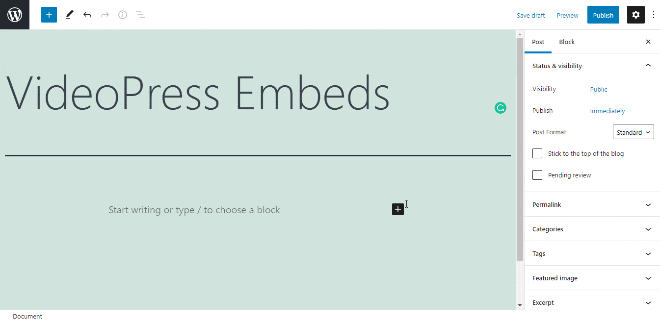 How to Embed VideoPress Videos in WordPress 5 embed videopress video
