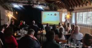 25 local businesses listen to ESD CEO Cat speak about community energy opportunities