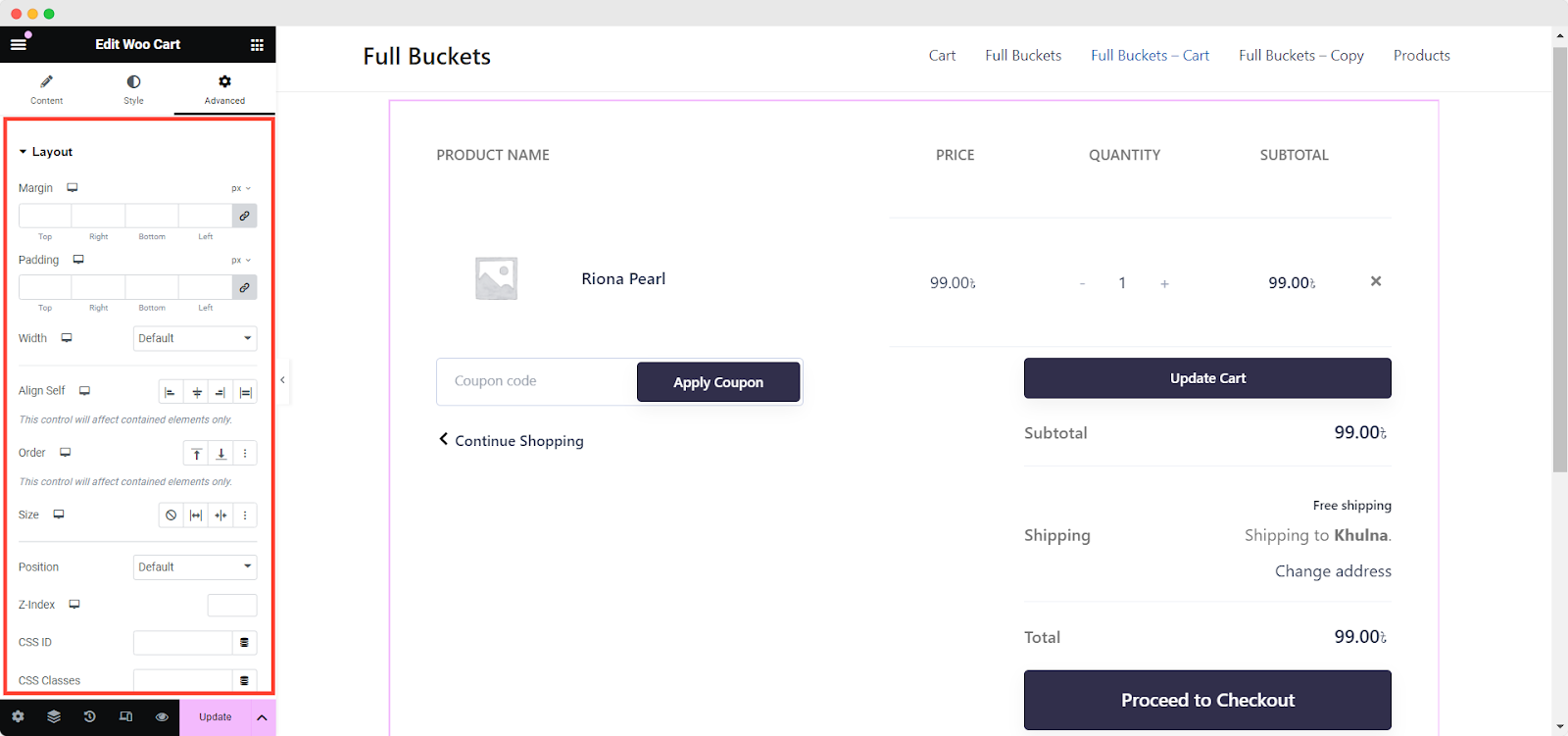 EA Woo Cart 10 woo cart