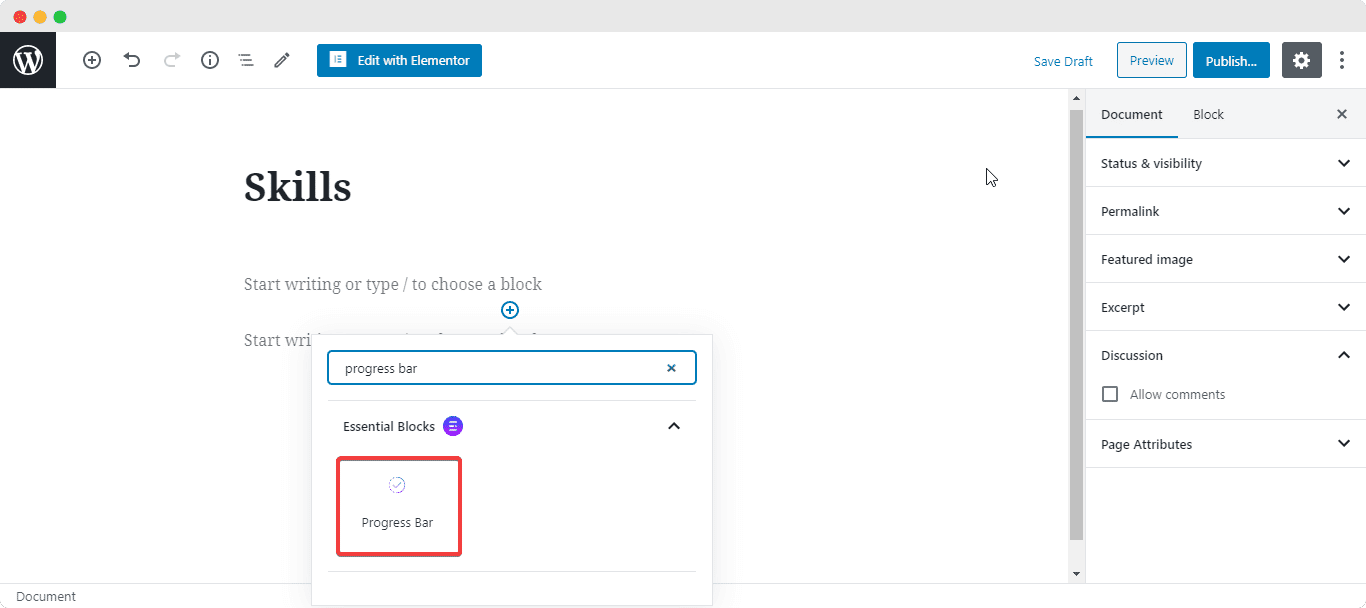 EB Progress Bar 1 EB Progress Bar