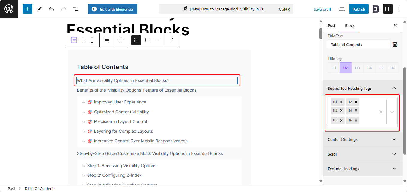 EB Table Of Contents 4 EB Table Of Contents