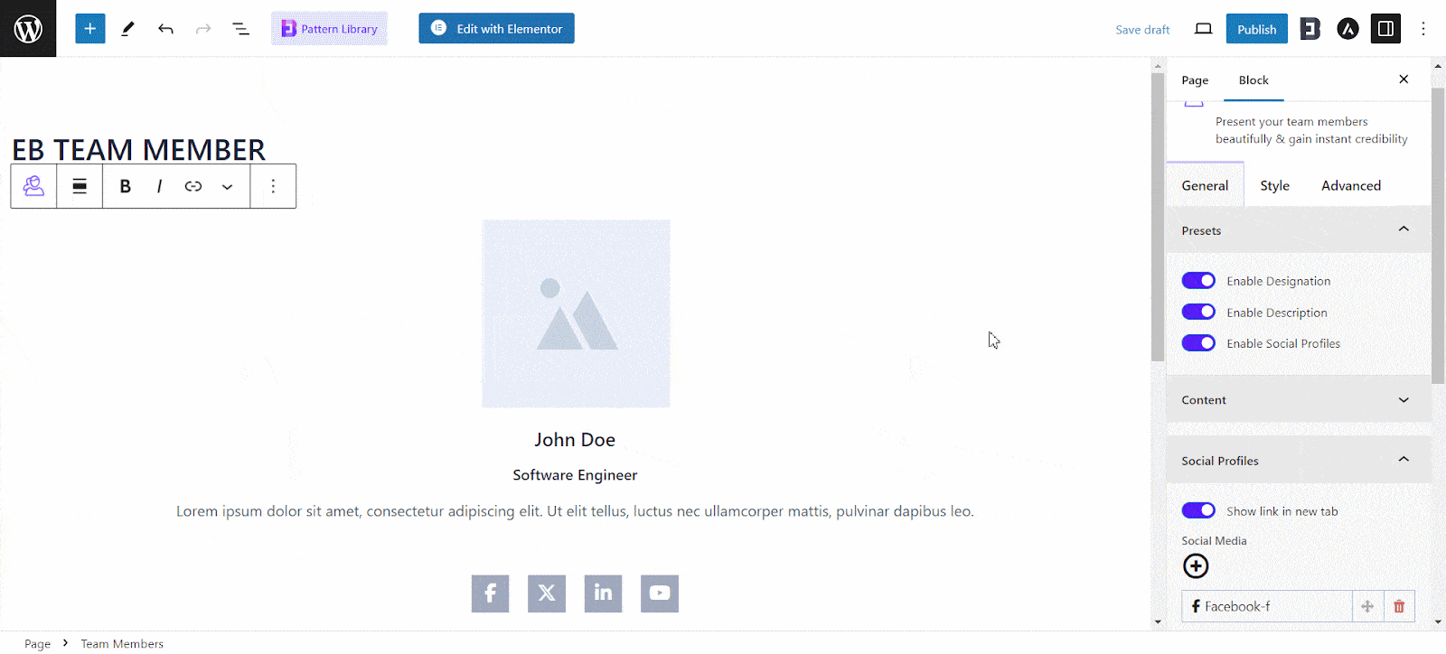 EB Team Member 3 EB Team Member