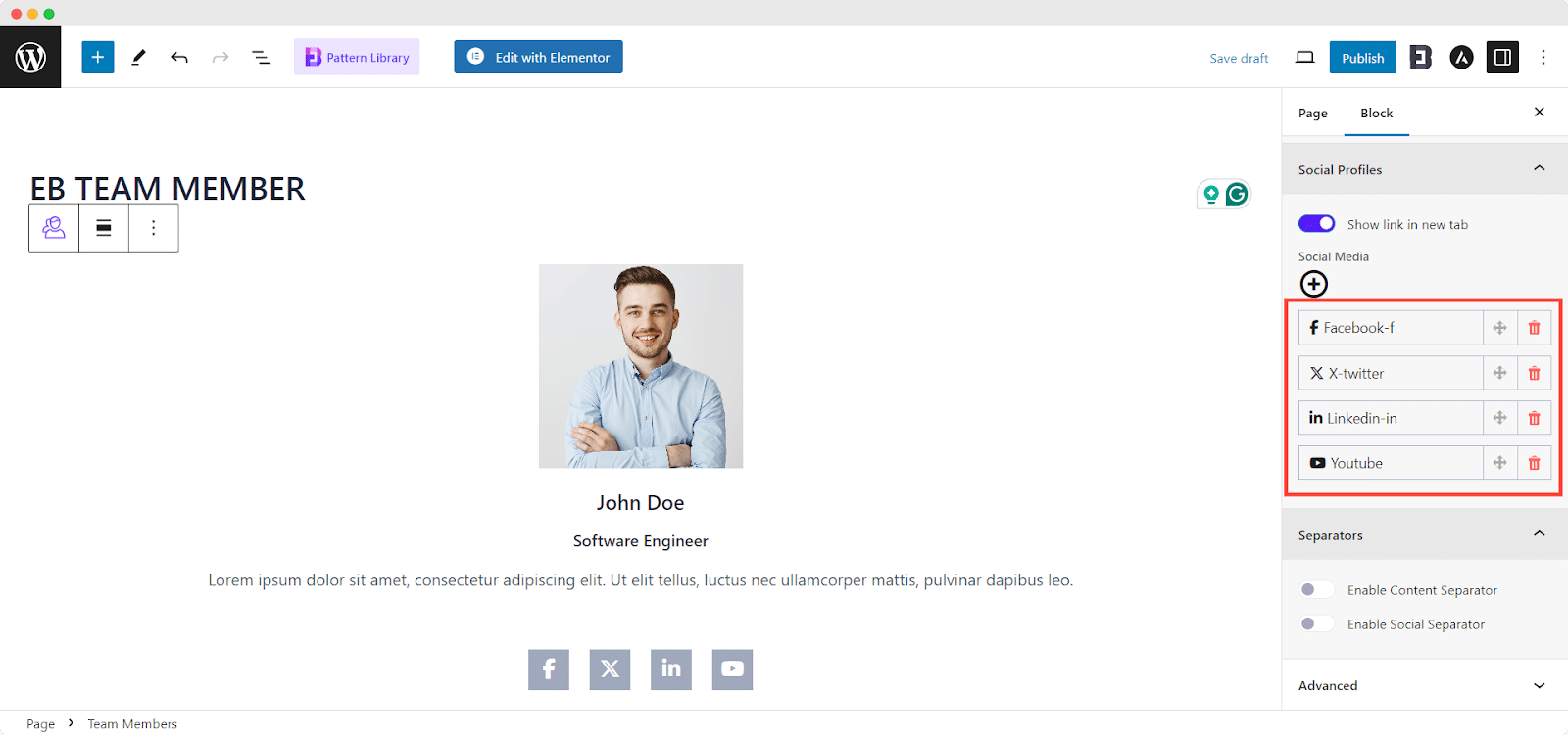 EB Team Member 6 EB Team Member