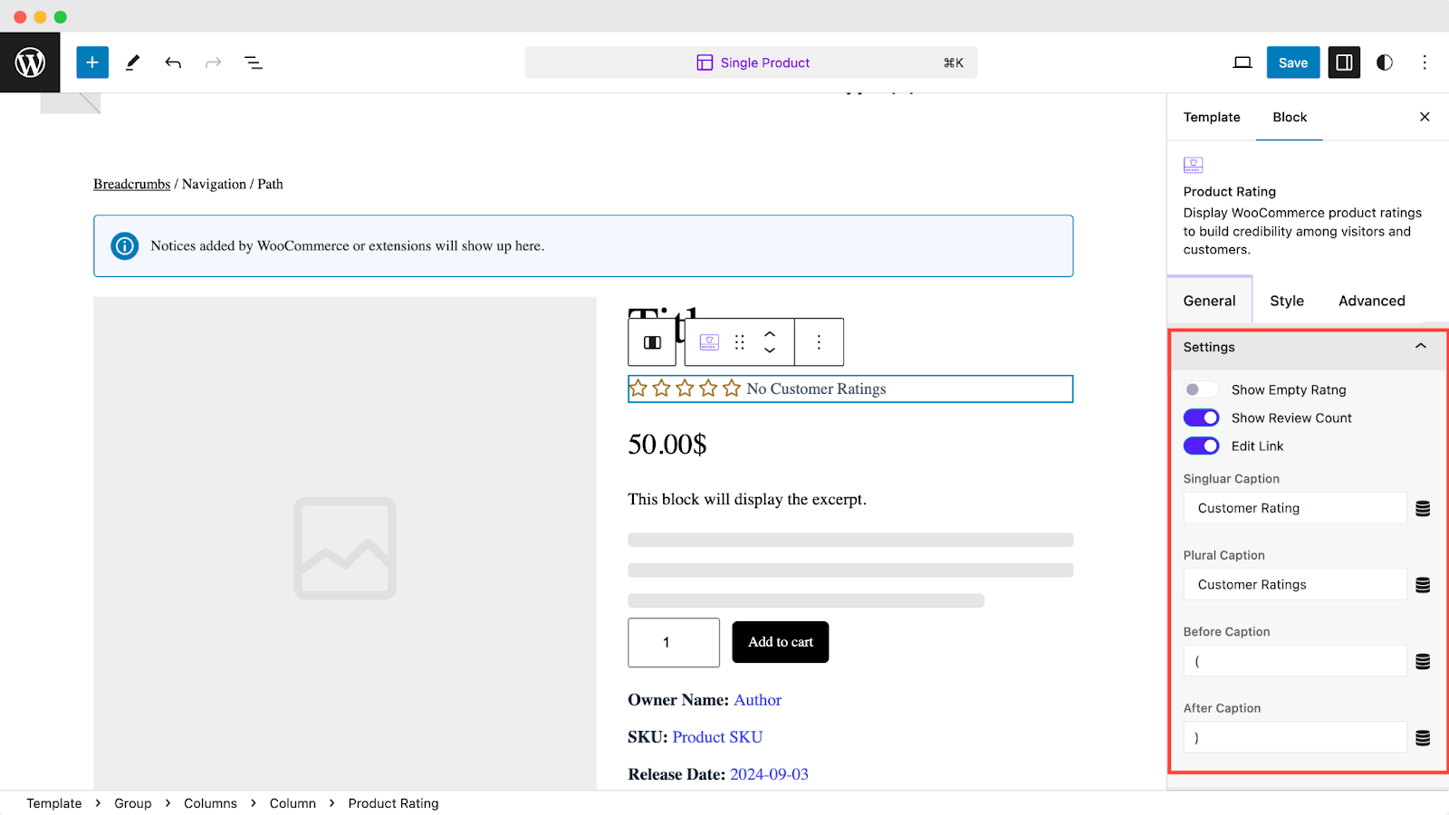 EB Woo Product Rating 4 EB Product Rating
