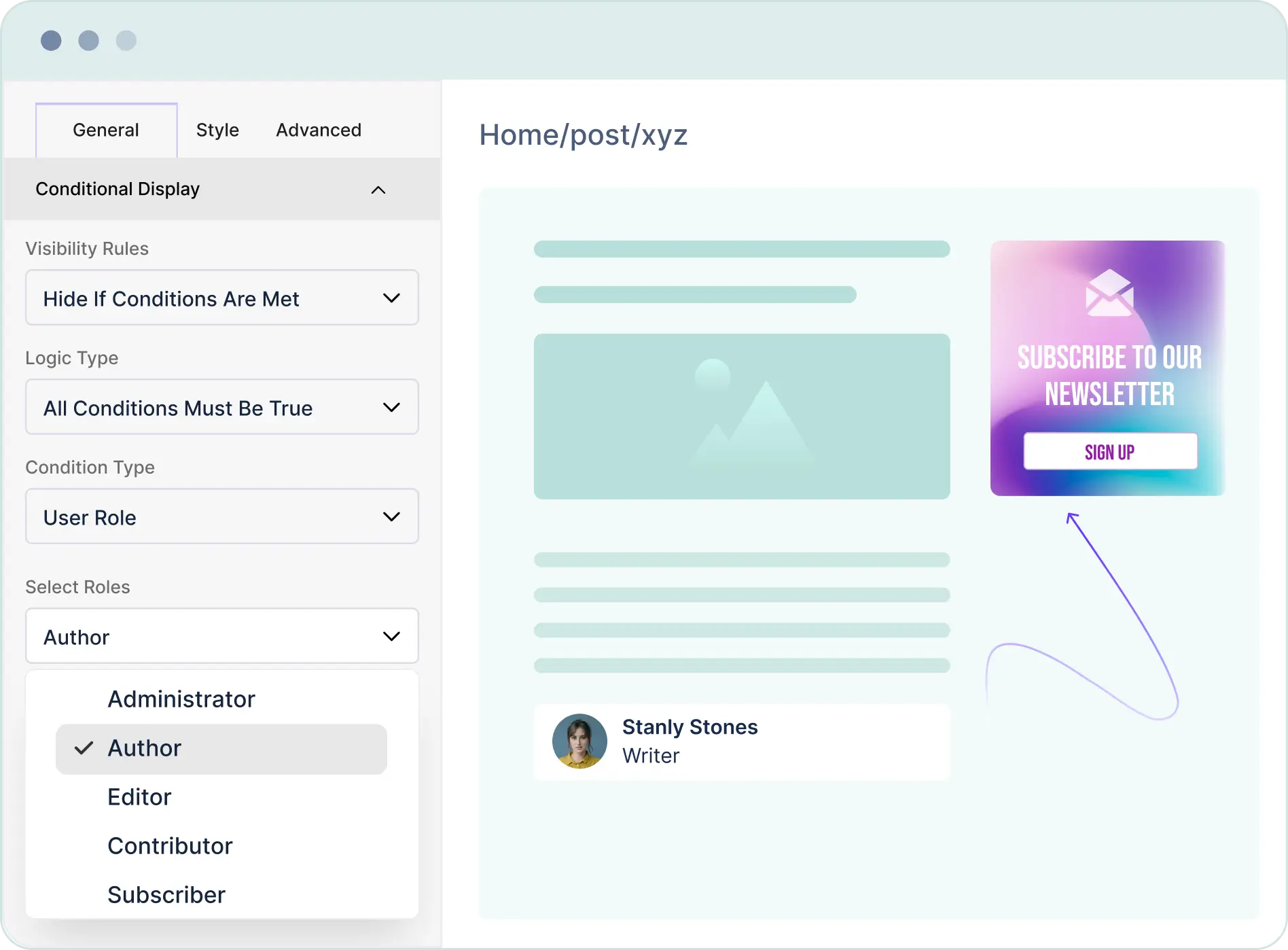 Conditional Display 3 Conditional Display