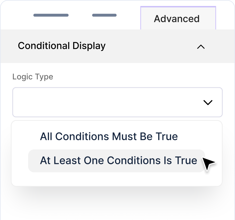 Conditional Display 11 Conditional Display