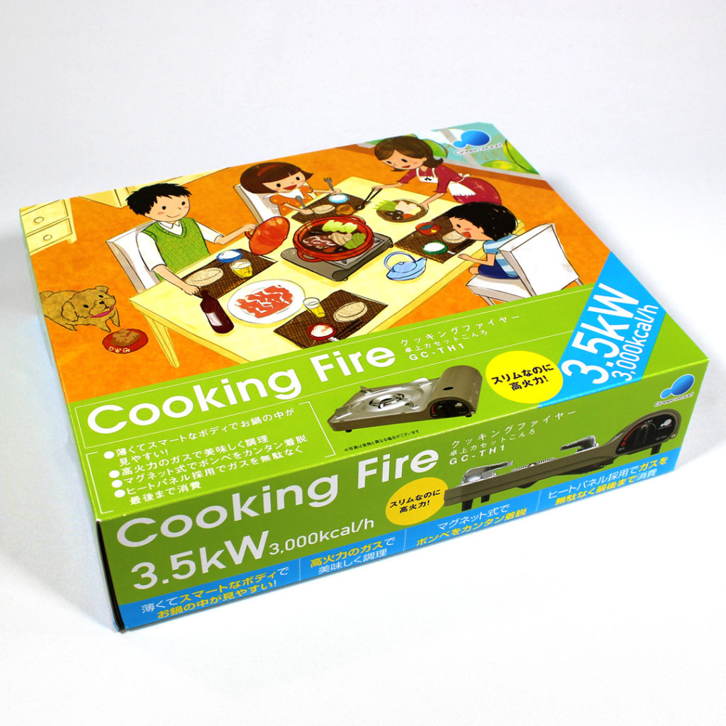 薄型・強火力 カセット式卓上コンロ 薄型|カセット式|卓上コンロ|強火力|アウトドア|キャンプ|BBQ|鍋パーティー|一人鍋