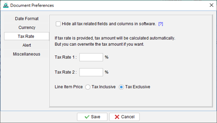 Tax Rate