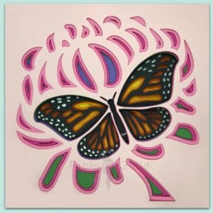 SVG cutting files - Mums Butterfly