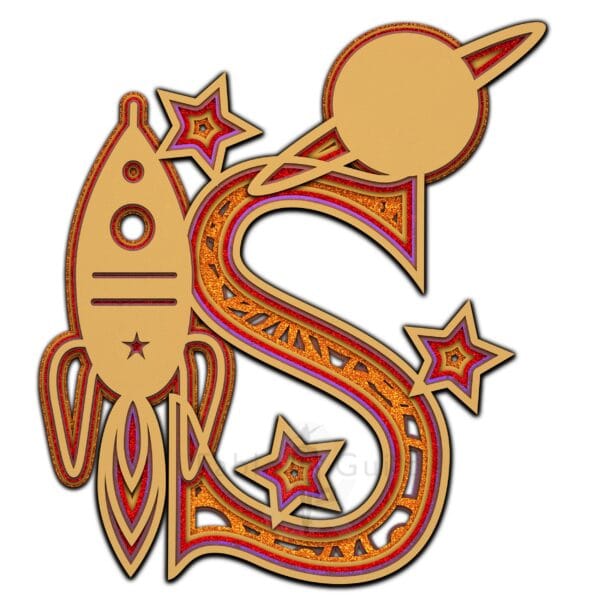 Starship - Letter S Starship Letter S