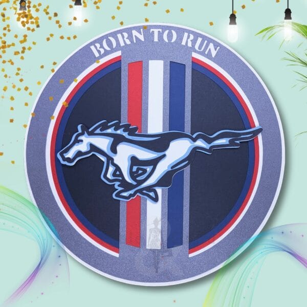 Born To Run Mustang SVG Born To Run Mustang SVG
