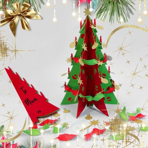 The Festive Christmas Tree The Festive Cricut Christmas Tree SVG Cut File