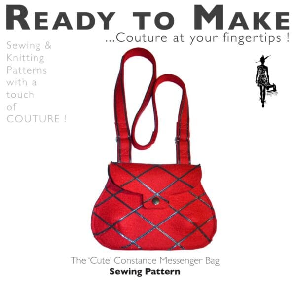 The Cute Constance - A PDF Pattern For A Messenger Bag The Cute Constance - A PDF Pattern For A Messenger Bag