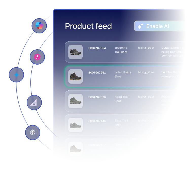 Product feed Product feed