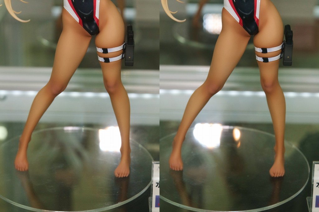 AMAKUNI ARMS NOTE 水泳部のコウハイちゃん 赤色ラインの水着Ver. フィギュア