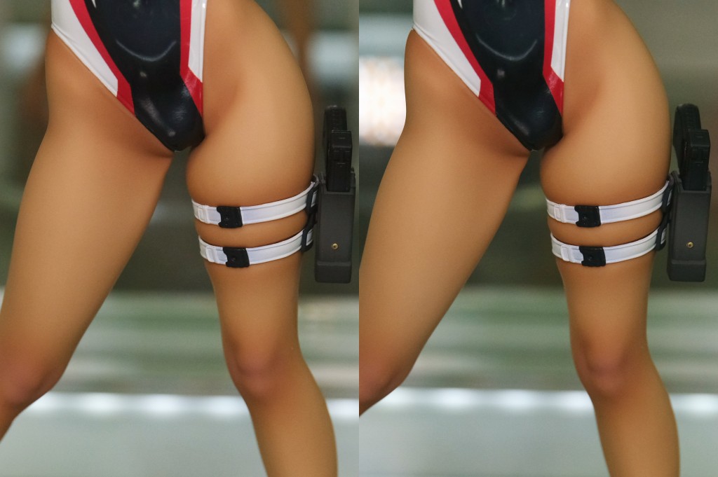 AMAKUNI ARMS NOTE 水泳部のコウハイちゃん 赤色ラインの水着Ver. フィギュア