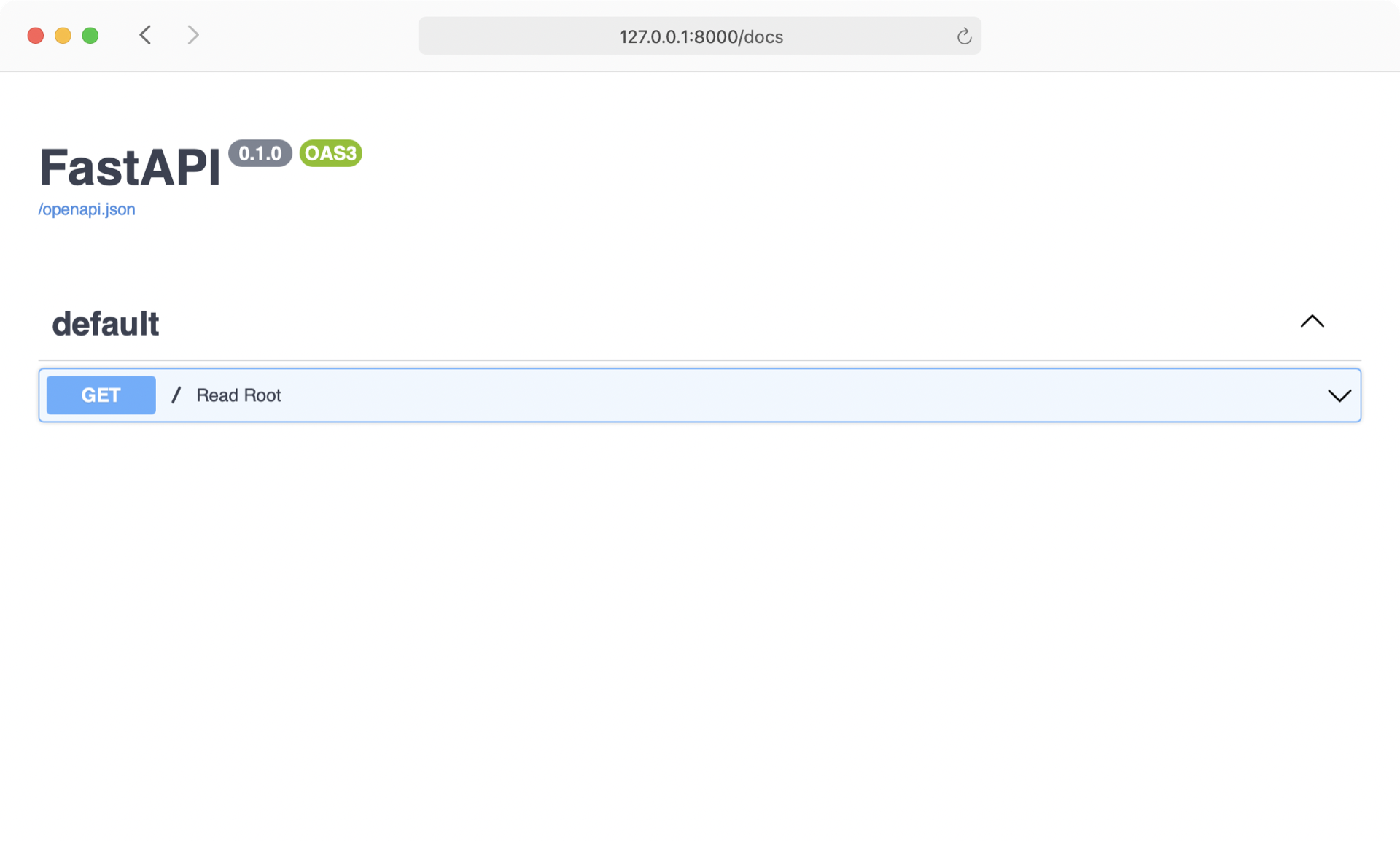 FastAPI Python URL Shortener: Documentation Example