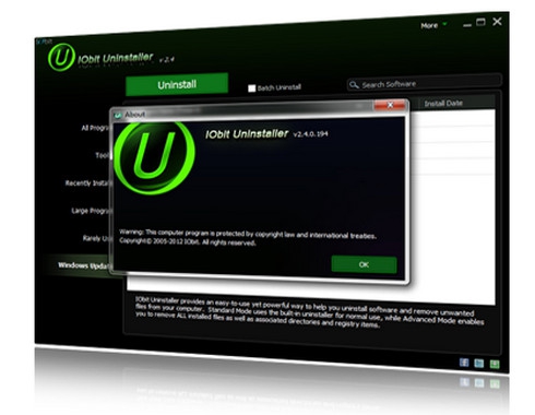 โปรแกรมลบโปรแกรม IObit Uninstaller โปรแกรมลบโปรแกรม IObit Uninstaller