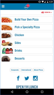 Domino Pizza Asia Pacific (App สั่งโดมิโน่พิซซ่า) : Domino Pizza Asia Pacific (App สั่งโดมิโน่พิซซ่า) :