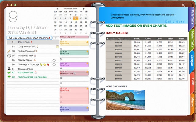 Opus Domini (โปรแกรม Opus Domini สมุดวางแผน จัดตารางชีวิตล่วงหน้า บน Mac) : Opus Domini (โปรแกรม Opus Domini สมุดวางแผน จัดตารางชีวิตล่วงหน้า บน Mac) :